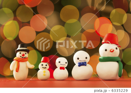 雪だるまの人形 雪だるまの人形 6335229
