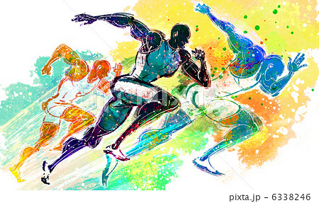 スポーツ2 スポーツテーマのイラスト素材