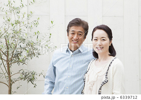 50代の夫婦の写真素材