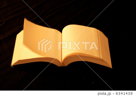 捲られた無地の本 捲られた無地の本 6341439