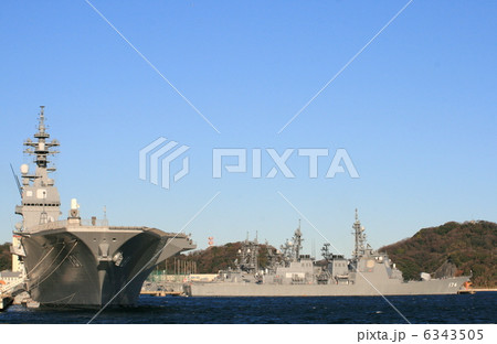 護衛艦ひゅうがの入港風景 護衛艦ひゅうがの入港風景 6343505