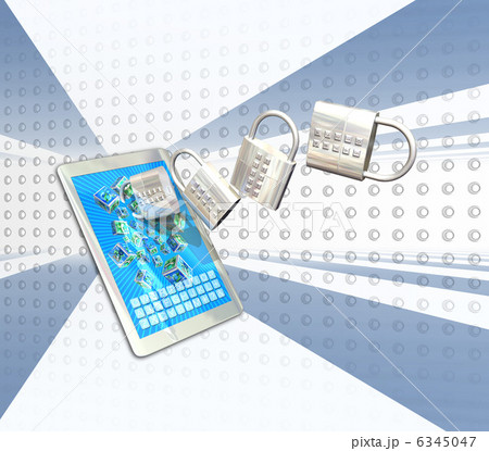 インターネットのセキュリティー／タブレットパソコン 6345047