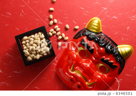 鬼の面と豆 鬼の面と豆 6346501