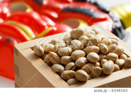 鬼の面と豆 鬼の面と豆 6346503