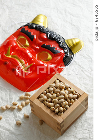 鬼の面と豆 鬼の面と豆 6346505