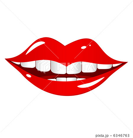 The Mouth Smiles Stock Illustration