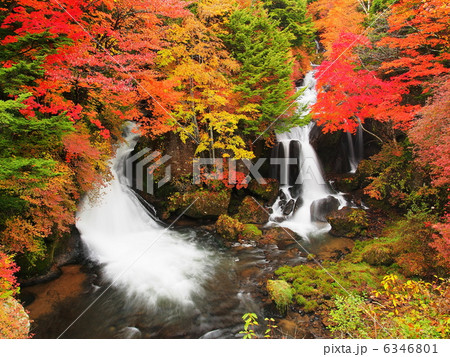 紅葉の竜頭の滝 紅葉の竜頭の滝 6346801