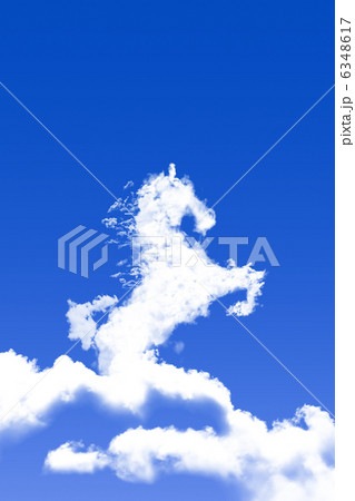 馬の雲16(たてがみ有り) 馬の雲16(たてがみ有り) 6348617