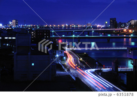 関屋分水夜景　 6351878