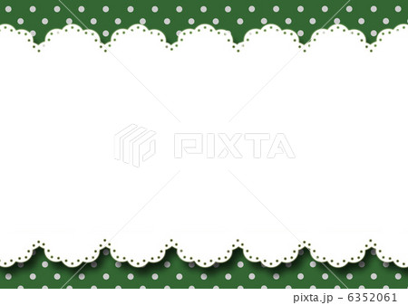 レースの可愛い水玉模様の背景のイラスト素材