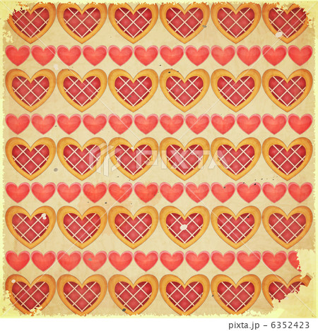 Retro Valentines Day Background with Hearts Retro Valentines Day Background with Hearts 6352423