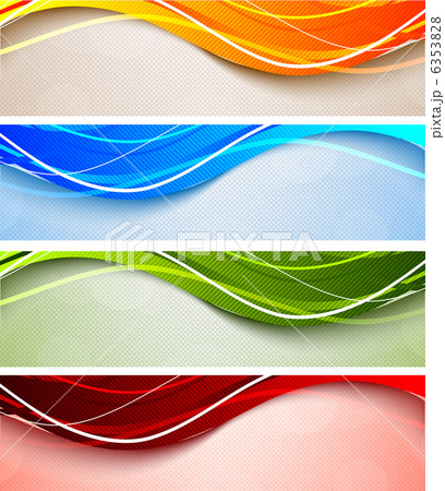 Set of wavy banners Set of wavy banners 6353828