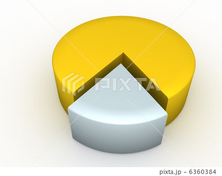 Circular business diagram of gold and silver Circular business diagram of gold and silver 6360384