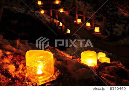 氷灯篭の灯 6360460