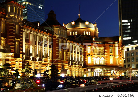 東京駅夜景 東京駅夜景 6361466
