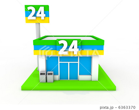 コンビニエンスストア 6363370