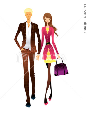 Portrait of couple walking together Portrait of couple walking together 6365144