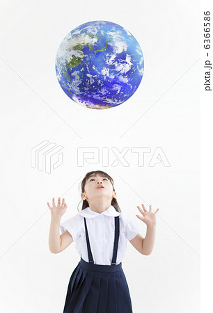 地球と女の子 6366586