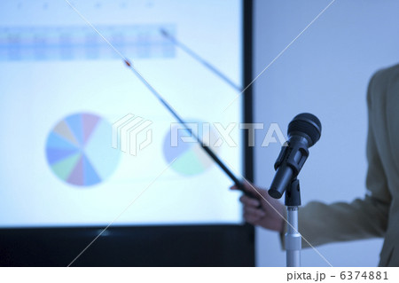 プレゼンテーションをしているビジネスウーマン プレゼンテーションをしているビジネスウーマン 6374881