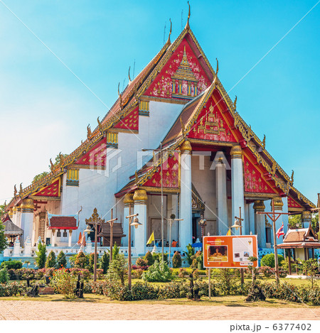 ウィアンプラモンコンボビット(タイ、アユタヤの寺院) 6377402