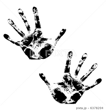 Hand print, skin texture pattern, vector illustration. 6378204