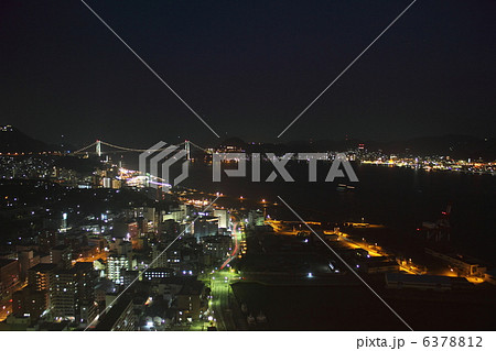 関門海峡の夜景（展望台から） 6378812
