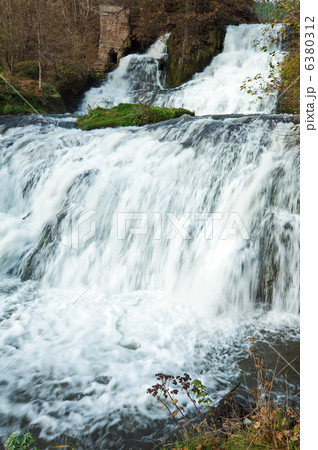 Waterfall on Autumn River 6380312