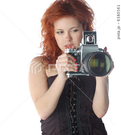 beautiful female with camera beautiful female with camera 6380561