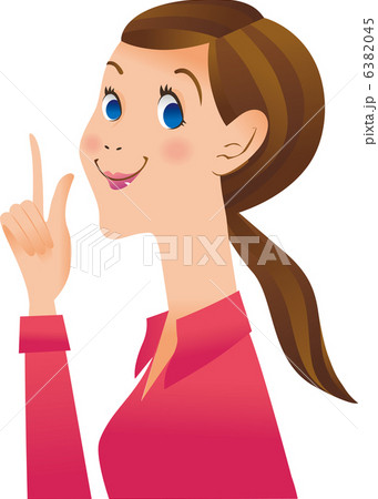 女性 ナイスポーズのイラスト素材