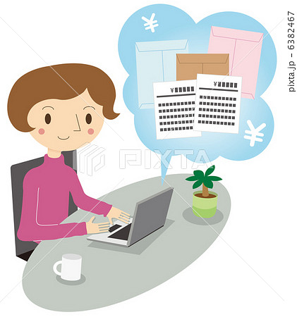 一括見積サービスを利用する女性 6382467