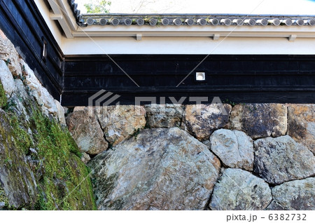 高知城追手門矢狭間塀石垣　２０１３．１．１８撮影 6382732