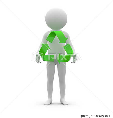 3d human - recycle 6389304
