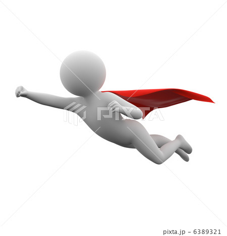 3d human - super man 6389321