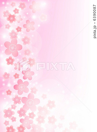 桜ピンク背景縦型グラデーションのイラスト素材