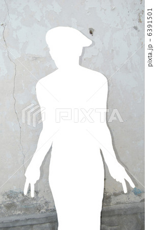 Silhouette man. Silhouette man. 6391501