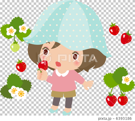 吃與草莓狩獵的一個少婦草莓 6393186