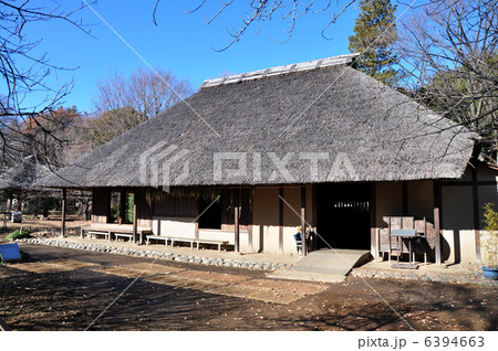 冬の江戸東京たてもの園　綱島家(農家） 6394663