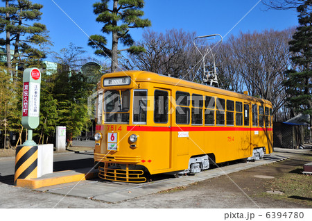 冬の江戸東京たてもの園　都電7500形 6394780