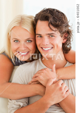 Portrait of a happy couple embracing each other 6401002