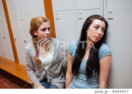 Student comforting her classmate 6404457