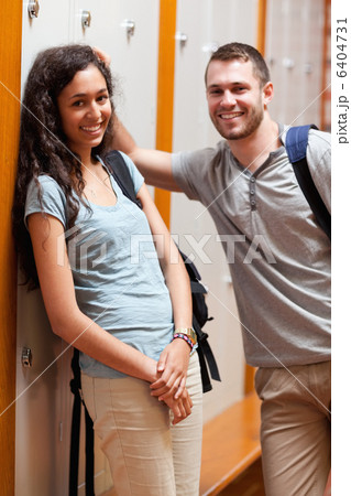 Portrait of a couple flirting Portrait of a couple flirting 6404731