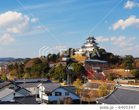 紅葉の掛川城 6405347