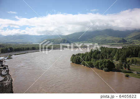 長江上流雅竜江 6405622