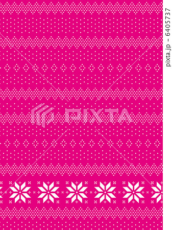 ノルディック柄 ピンク ノルディック柄 ピンク 6405737