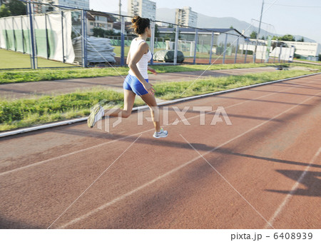 woman jogging at early morning 6408939