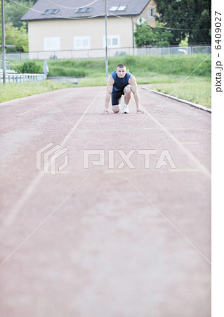 young athlete on start 6409027