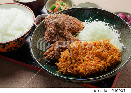 とんかつ　から揚げ定食 6409054