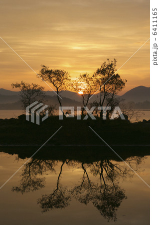 桧原湖の朝 6411165
