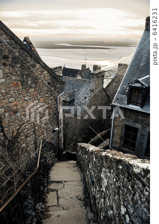 モンサンミッシェルの階段から モンサンミッシェルの階段から 6416231
