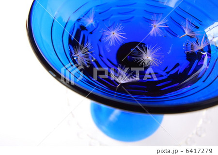 綿毛の付いた種を浮かべた花器（白背景） 6417279